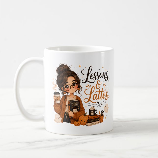 Caneca de café divertida para professores no Hallo (Esquerda)