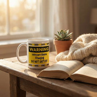 Caneca de Café Divertida Presente para Mamãe Intro
