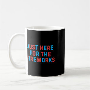 Caneca De Café Divertido 4 de Julho Patriótico EUA Só Estou Aqui