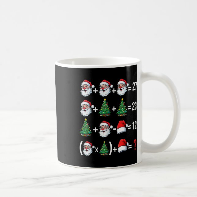 Caneca De Café Divertido 67 Meme Papai Noel Professor de Matemáti (Direita)