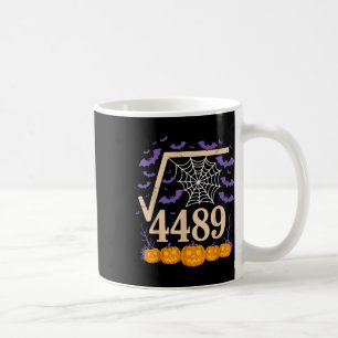 Caneca De Café Divertido 67 Meme Professor de Matemática 6 7 Raiz