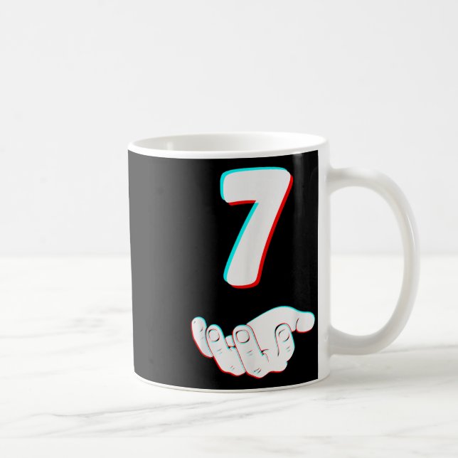 Caneca De Café Divertido 67 Seis Sete Meme Casal Correspondente H (Direita)
