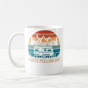 Caneca De Café Divertido Acampamento Odeio Tirar a Trailler Viage