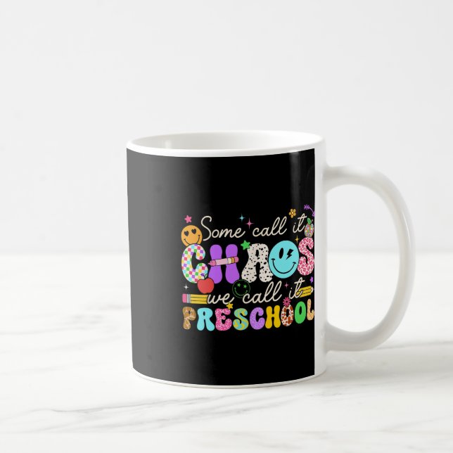 Caneca De Café Divertido Alguns Chamam de Caos Nós Chamamos de Ch (Direita)