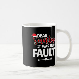 Caneca De Café Divertido Casais De Natal Correspondendo Seu Pijam