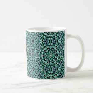 Caneca De Café Divertido com o Teal e o Negro