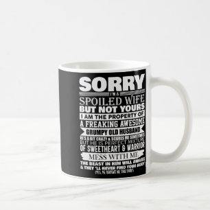 Caneca De Café Divertido Desculpe Sou Uma Esposa Silenciada De Um