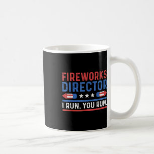 Caneca De Café Divertido Diretor de Fogos de Artifício do Quatro
