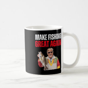 Caneca De Café Divertido Donald Trump Faça a Pesca Grande Novamen