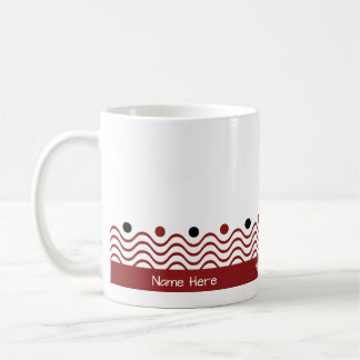 Caneca De Café Divertido em Vermelho