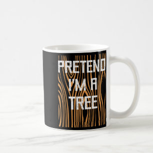 Caneca De Café Divertido Fácil Preguiçoso Halloween Fingir Um Tro