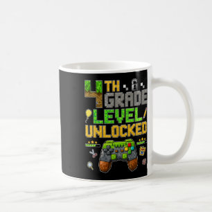 Caneca De Café Divertido nível da 4ª série desbloqueado Voltar à