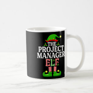 Caneca De Café Divertido O Elfo Gerente De Projeto Natal Família