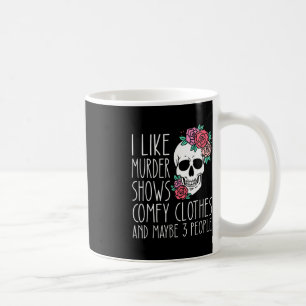 Caneca De Café Divertido que gosto de assassinatos mostra roupas