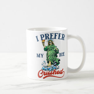 Caneca De Café Divertido Retro Eu Gosto do Meu Gelo Esmagado Resi