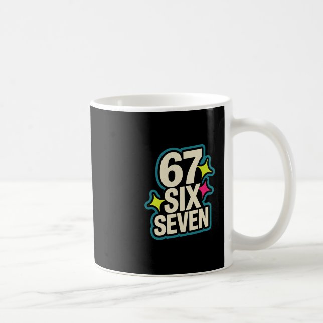 Caneca De Café Divertido Seis Sete 6 7 Meme 1  (Direita)