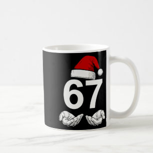 Caneca De Café Divertido Seis Sete 6 7 Meme Gen Alfa Gíria Natal