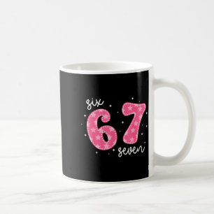 Caneca De Café Divertido Seis Sete 6 7 Meme Geração Alpha Gíria 6