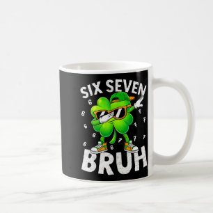 Caneca De Café Divertido seis sete mano dia de st patricks dabbin