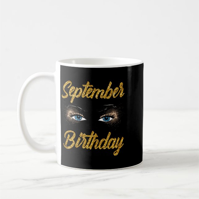 Caneca De Café Divertido Setembro É Aniversário O Mês Inteiro (Esquerda)