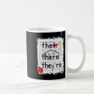 Caneca De Café Divertido Seu Lá Eles Estão Livro Gramática Inglês