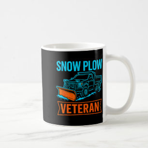 Caneca De Café Divertido Veterano de Limpa Neve Aposentado Invern