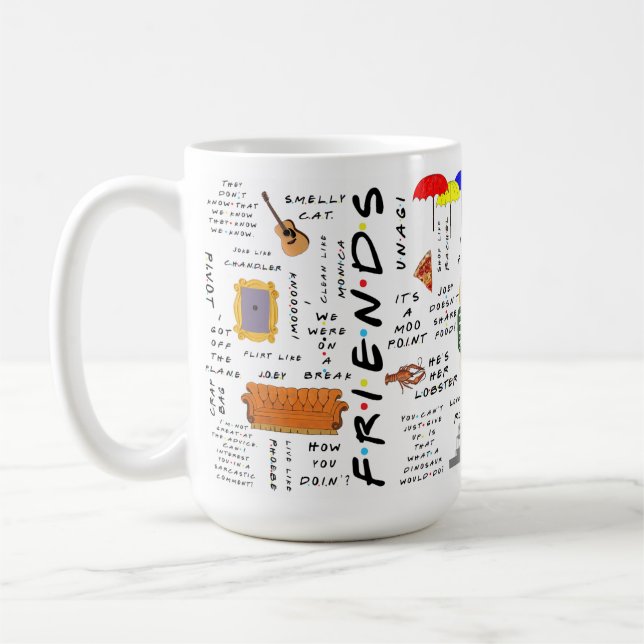 Caneca De Café Divertimento entre amigos (Esquerda)