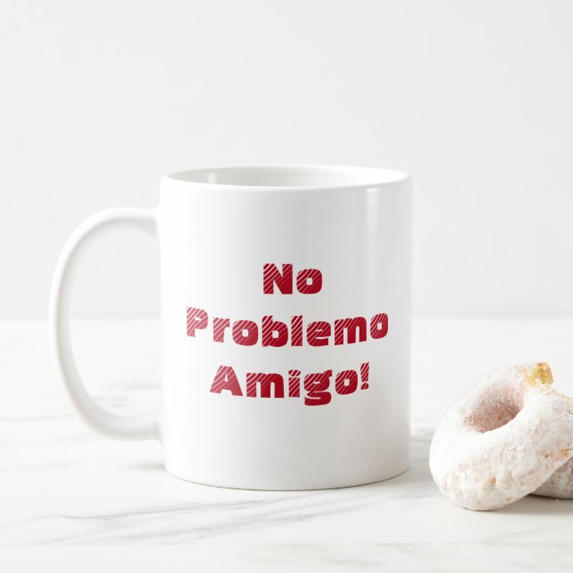 Caneca De Café Divertimento nenhumas citações do espanhol do (Com Donut)