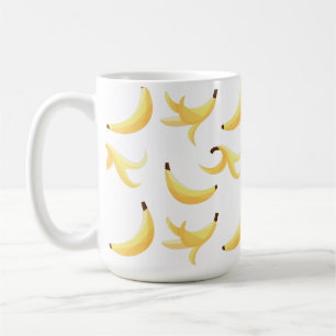 Caneca De Café Dívidas Favoritas de Banana Retro Engraçadas Perso