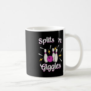 Caneca De Café Dividem-se em Giggles Funny Boliche Team Bowler Sp