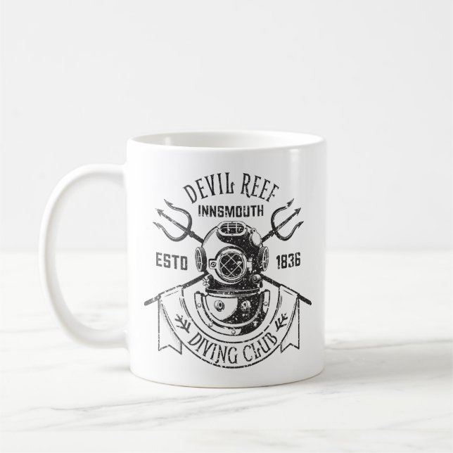 Caneca De Café Divino Club Innsmouth Lovecraftian (Esquerda)