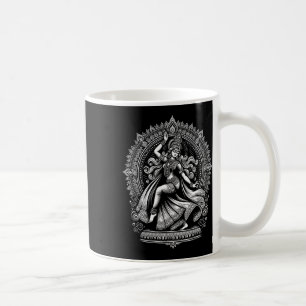Caneca De Café Divino Kali Deusa Dançando Yoga Tee Hin Espiritual