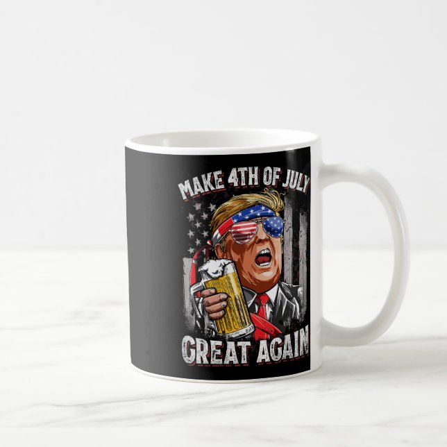 Caneca De Café Divirta-Se Com O Excelente De 4 De Julho Novamente (Direita)