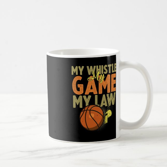 Caneca De Café Divirta-se Referendo Citações Presente I Hoops Ref (Direita)