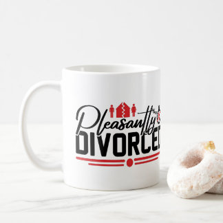 Caneca De Café Divorciado Agradavelmente Celebração Divertida de 