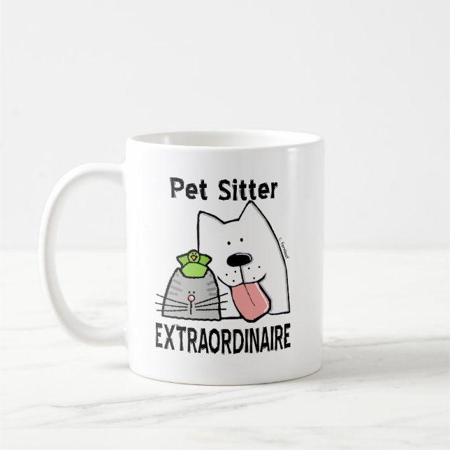 Caneca De Café Divorciar Pet Extraordinário (Esquerda)
