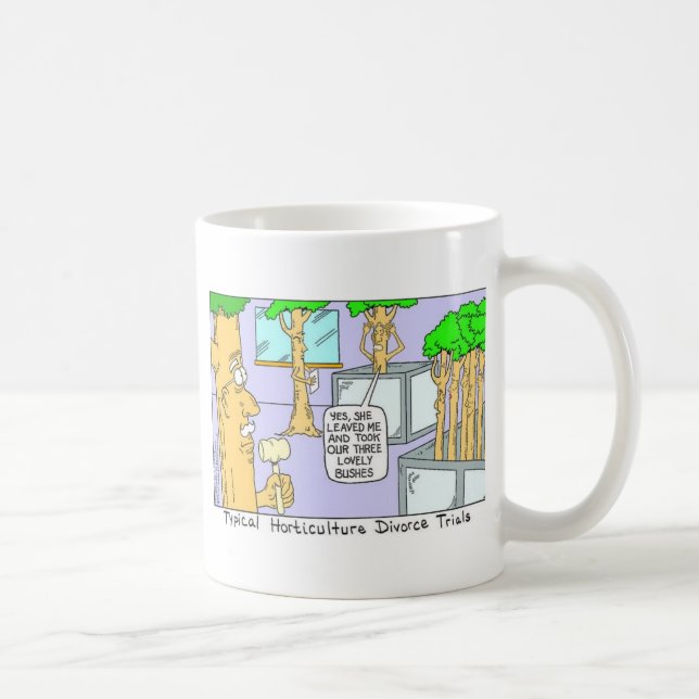 Caneca De Café Divórcio de Árvore: Camisetas e Colecionáveis Dive (Direita)