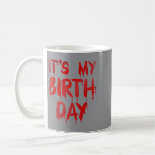 Caneca De Café Dizendo Aniversário Amante de Filme de Comédia e T