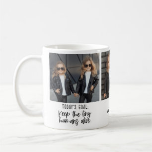 Caneca De Café Dizendo Divertido da Mamãe Foto do Objetivo de Hoj
