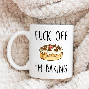 Caneca De Café Dizendo engraçado de culinária Chefe F*ça Off Esto