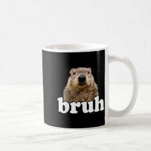 Caneca De Café Dizendo engraçado mano Groundhog amante de animais