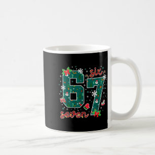 Caneca De Café Dizendo Meme Engraçado Seis Sete 6 7 Festa de Nata