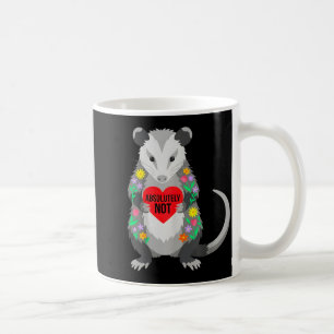Caneca De Café Dizendo namorado possum engraçado não é arte flora