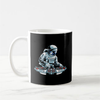 Caneca De Café Dj Gear Set Turntable Vinyl Astronaut Jockey