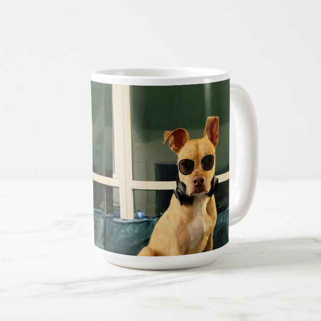 CANECA DE CAFÉ DJ LEON COFFEE MUG (Frente Esquerda)