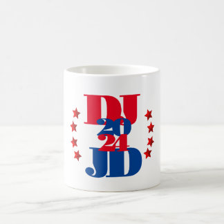 Caneca De Café DJ Trump & JD Vance 2024 Election Mug