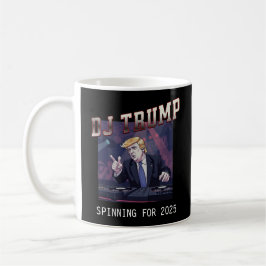Caneca De Café DJ Trump no Turntables Mug