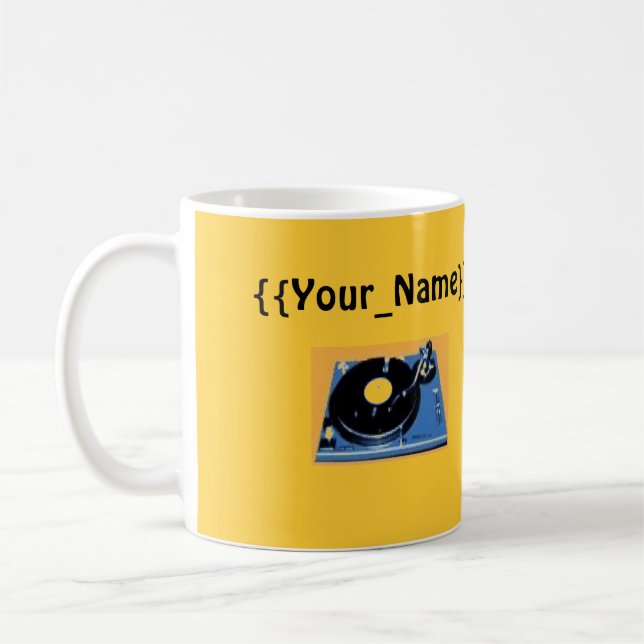 Caneca De Café DJs fazem a música (Esquerda)