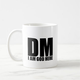Caneca De Café DM - EU SOU DEUS AQUI" Mug