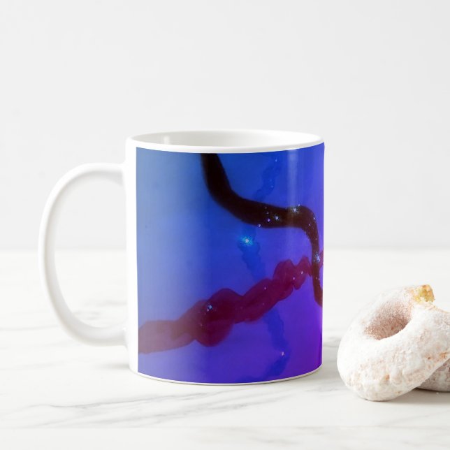 Caneca De Café DNA do Café Cérebro e Tea Mug (Com Donut)